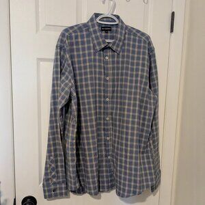 Jack Maverick plaid long sleeve button down shirt size XLT